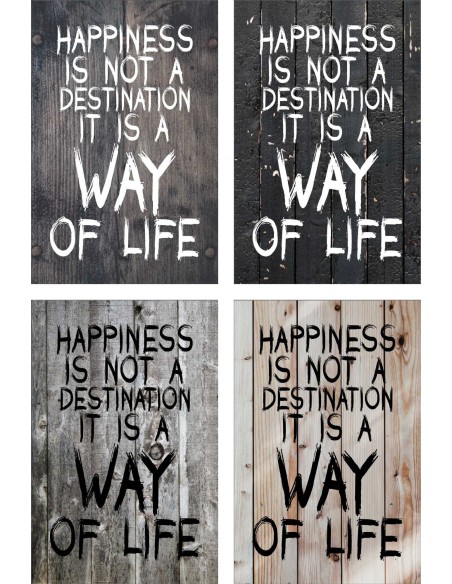 Skilt 107 - Happiness is not a
