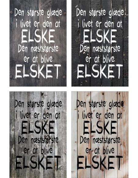 Skilt 115 - Den største glæde