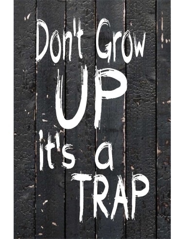 Skilt 126 - Dont grow up