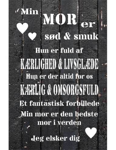 Skilt 130 - Min mor er