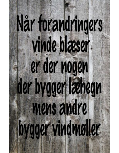 Skilt 137 - Når forandringens vinde