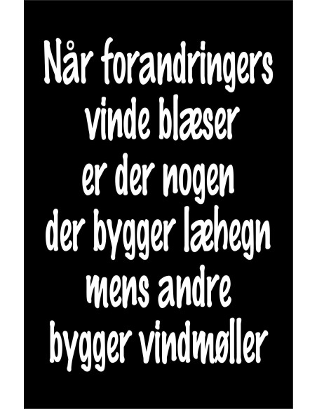 Skilt 137 - Når forandringens vinde