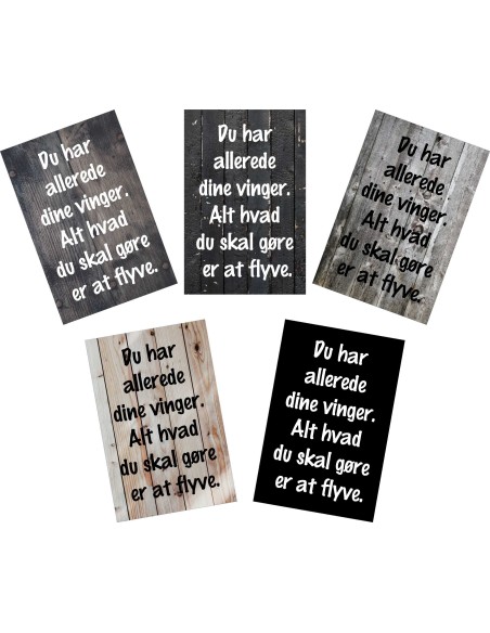 Skilt 146 - Du har allerede dine vinger