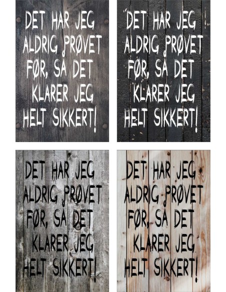 Skilt 149 - Det har jeg aldrig prøvet før