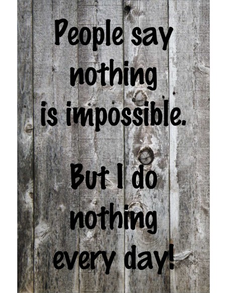 Skilt 150 - people say nothing