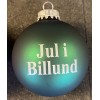 Julekugle med farvetryk