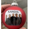 Julekugle med farvetryk