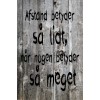 188 - Afstand betyder så meget (4 stk) sort