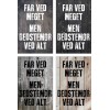 Skilt 191 - Far ved meget - men Bedstemor ved mest (4 stk)