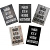 Skilt 183 - Familien er et af (4 stk) assorteret baggrund