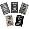 Skilt 181 - Selv hvis du var stum (4 stk) assorteret baggrund