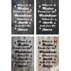 Skilt 101 - When it is rain (4 stk) assorteret baggrund