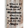 Skilt 101 - When it is rain (4 stk) assorteret baggrund
