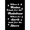 Skilt 101 - When it is rain (4 stk) assorteret baggrund