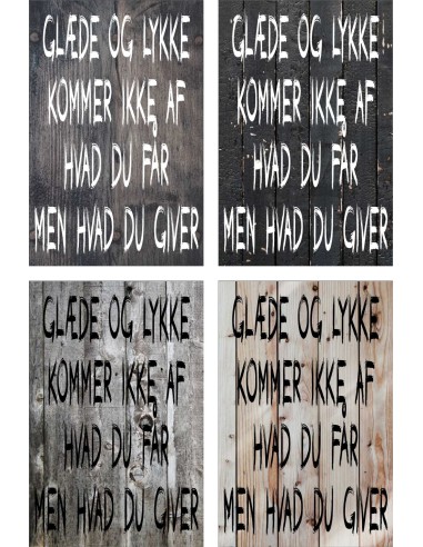 Skilt 163 - Glæde og lykke