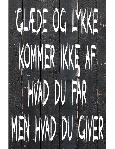 Skilt 163 - Glæde og lykke