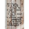 Skilt 112 - Her i huset (4 stk) assorteret baggrund