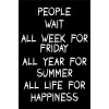 Skilt 122 - People wait (4 stk) assorteret baggrund