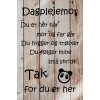 Skilt 128 - Dagplejemor (4 stk) assorteret baggrund