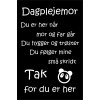 Skilt 128 - Dagplejemor (4 stk) assorteret baggrund