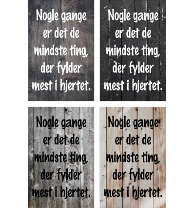 Skilt 153 - Nogle gange (4 stk)