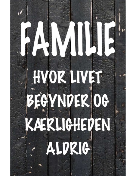 Skilt 165 - Familie