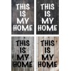 Skilt 159 - This is my home (4 stk)