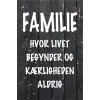 Skilt 165 - Familie (4 stk) 