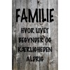 Skilt 165 - Familie (4 stk) 