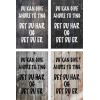 Skilt 166 - Du kan give to ting (4 stk) assorteret baggrund