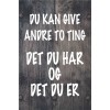 Skilt 166 - Du kan give to ting (4 stk) assorteret baggrund