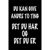 Skilt 166 - Du kan give to ting (4 stk) assorteret baggrund