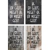 Skilt 170 - Øl er godt meget øl er meget godt (4 stk) 