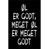 Skilt 170 - Øl er godt meget øl er meget godt (4 stk) 