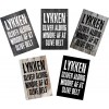 Skilt 177 - Lykken bliver aldrig (4 stk)