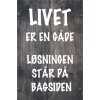 Skilt 179 - Livet er en gåde (4 stk) 