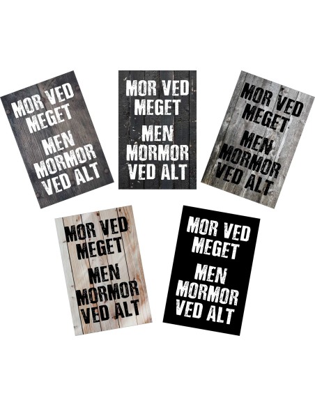 Skilt 168 - Mor ved meget