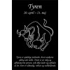 Skilt Stjernetegn Tyren(4 stk)
