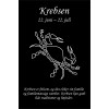 Skilt Stjernetegn Krebsen(4 stk)