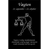 Skilt Stjernetegn Vægten(4 stk)