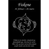 Skilt Stjernetegn Fiskene (4 stk)