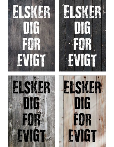 Skilt 169 - Elsker dig for evigt