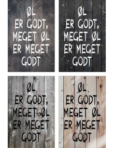 Skilt 170 - Øl er godt 2