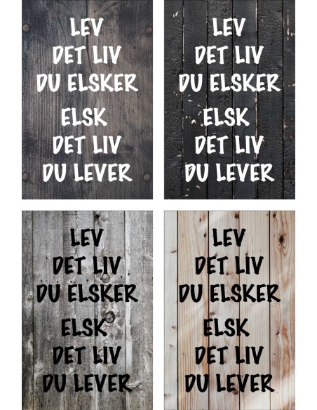 Skilt 174 - Lev det liv