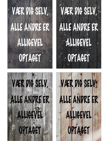 Skilt 176 - Vær dig selv