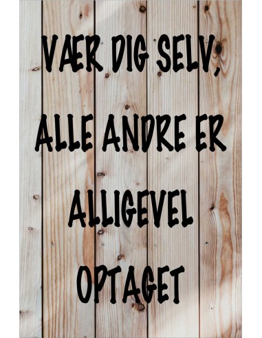 Skilt 176 - Vær dig selv
