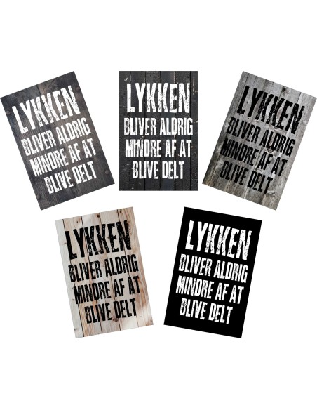 Skilt 177 - Lykke bliver aldrig