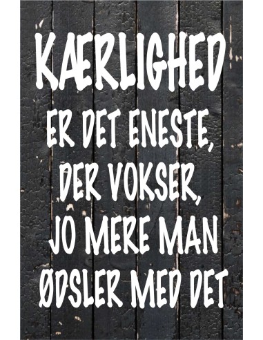 Skilt 178 - Kærlighed er det eneste