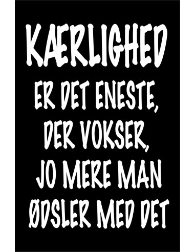 Skilt 178 - Kærlighed er det eneste