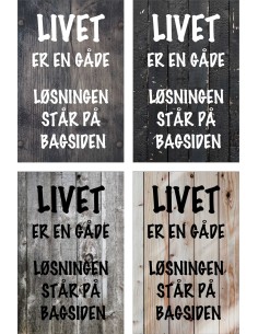 Skilt 179 - Livet er en gåde 2